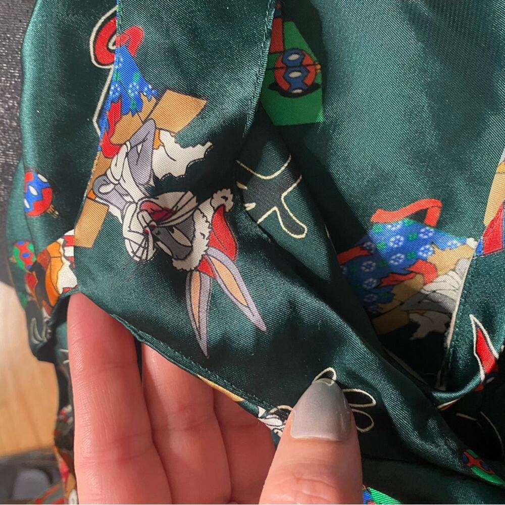 Vintage 1990s Looney Tunes Christmas satin nightie - Picture 7 of 9